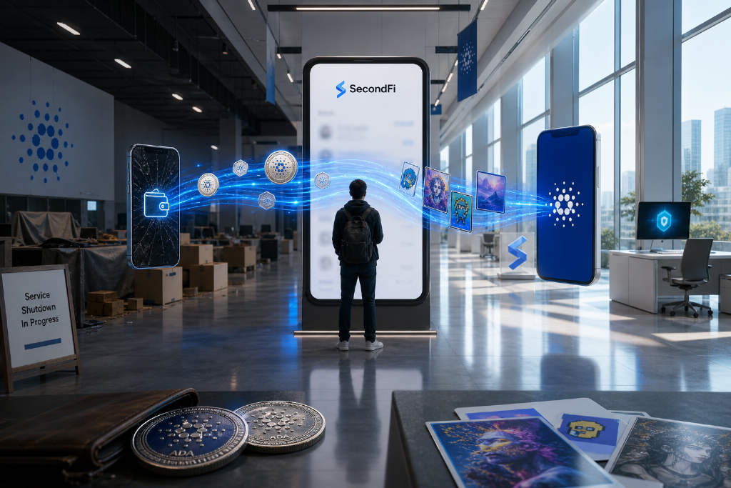 SecondFi 在 App 上线 Cardano 钱包迁移工具