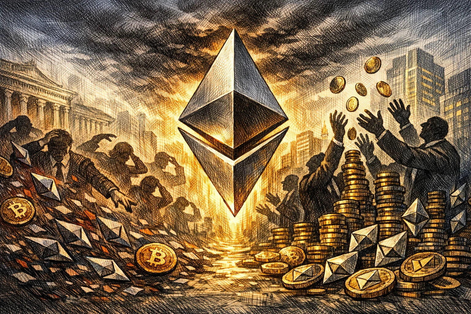 Ethereum Falls Below $2,000 as Record Futures OI Points to Heavier Short Bets