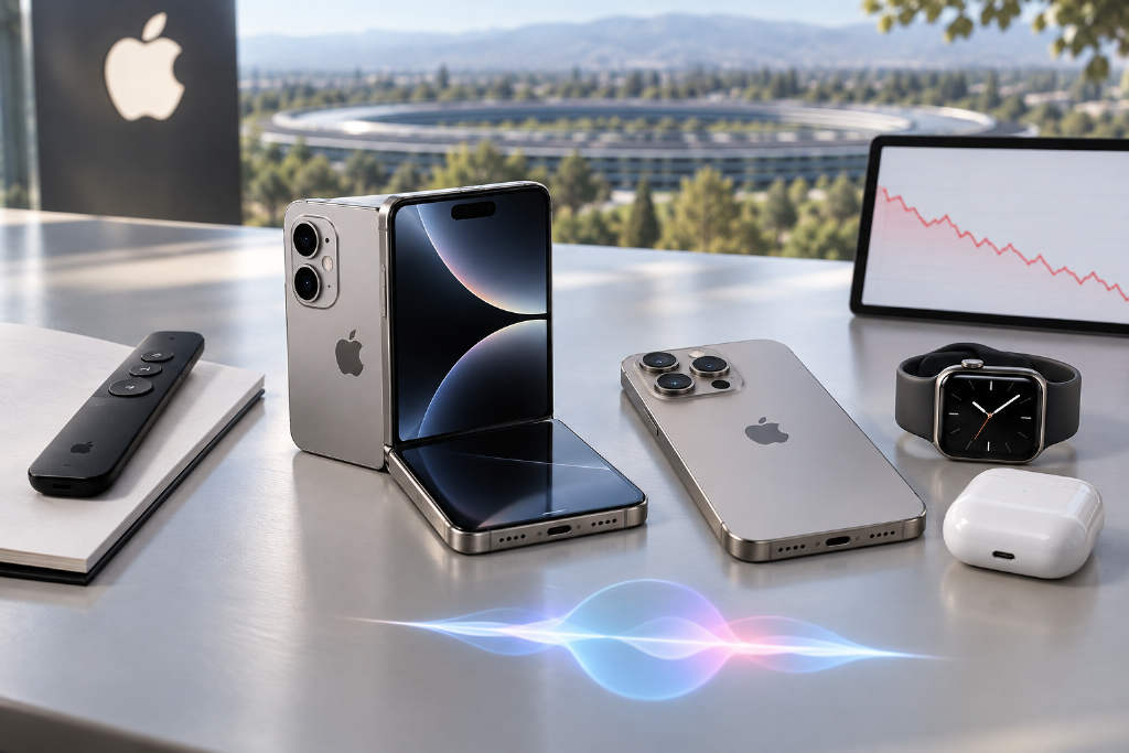 苹果发布折叠屏 iPhone Duo 后 AAPL 微跌,市场聚焦 AI 与换机周期