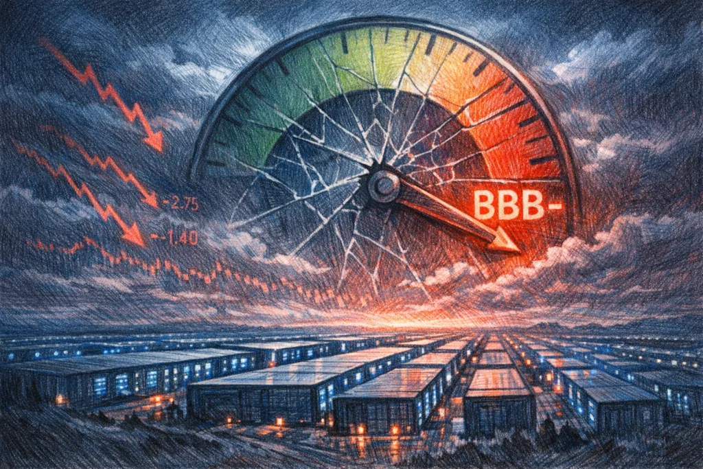 S&P cuts Oracle to BBB- as OpenAI exposure and heavy spending draw scrutiny