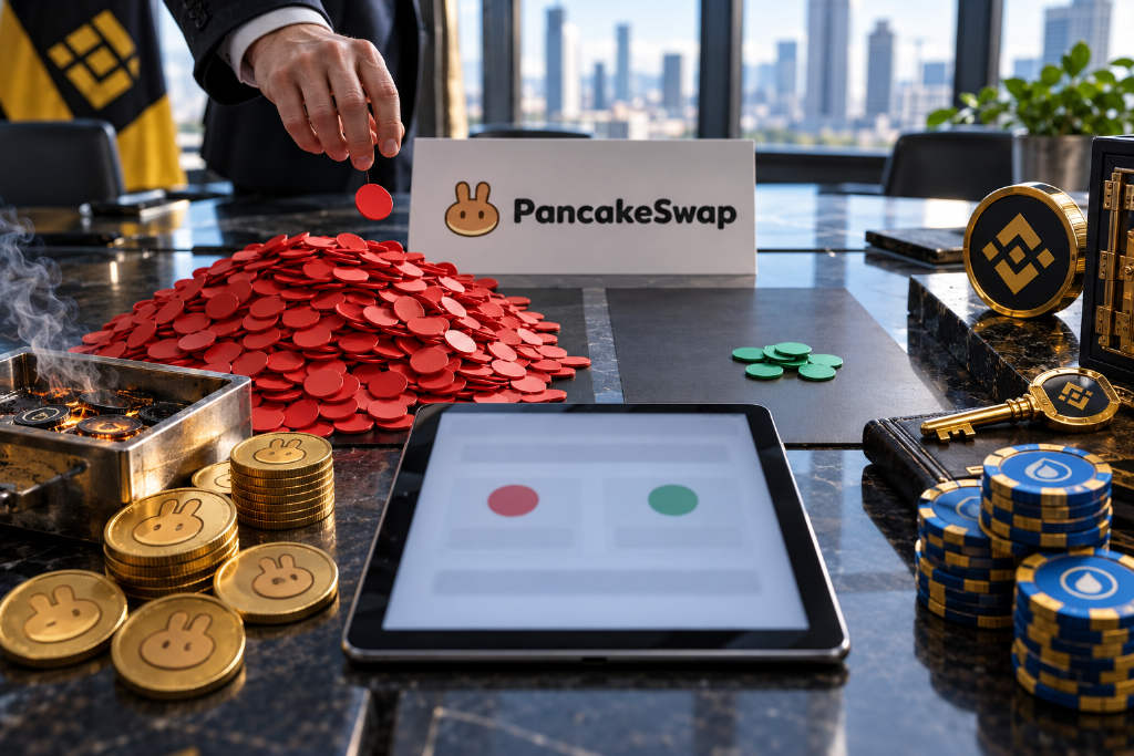 PancakeSwap’s The Flip proposal faces 98.2% opposition as CAKE holders debate fees, burns and LP incentives