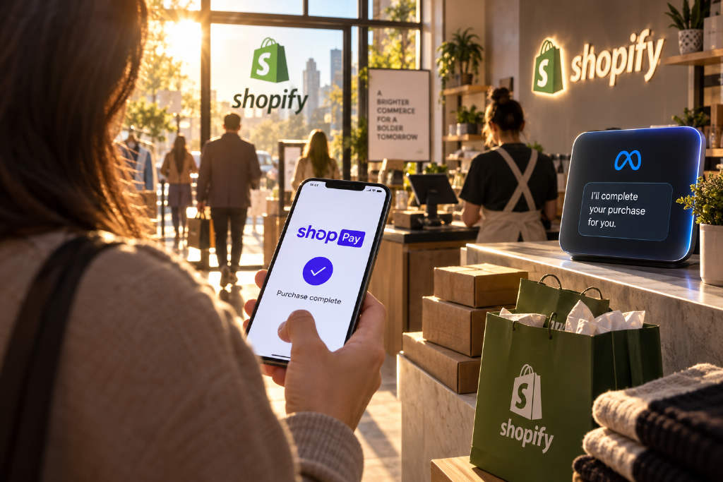 Shopify 联手 Meta Muse 向全站商店开放 Shop Pay 智能结账