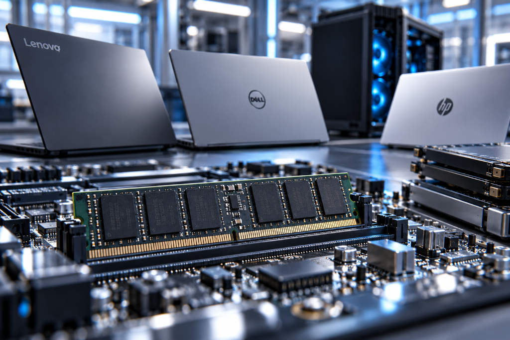 Lenovo, Dell and HP lock in long-term memory supply as PC shipments stabilize, but prices may still rise