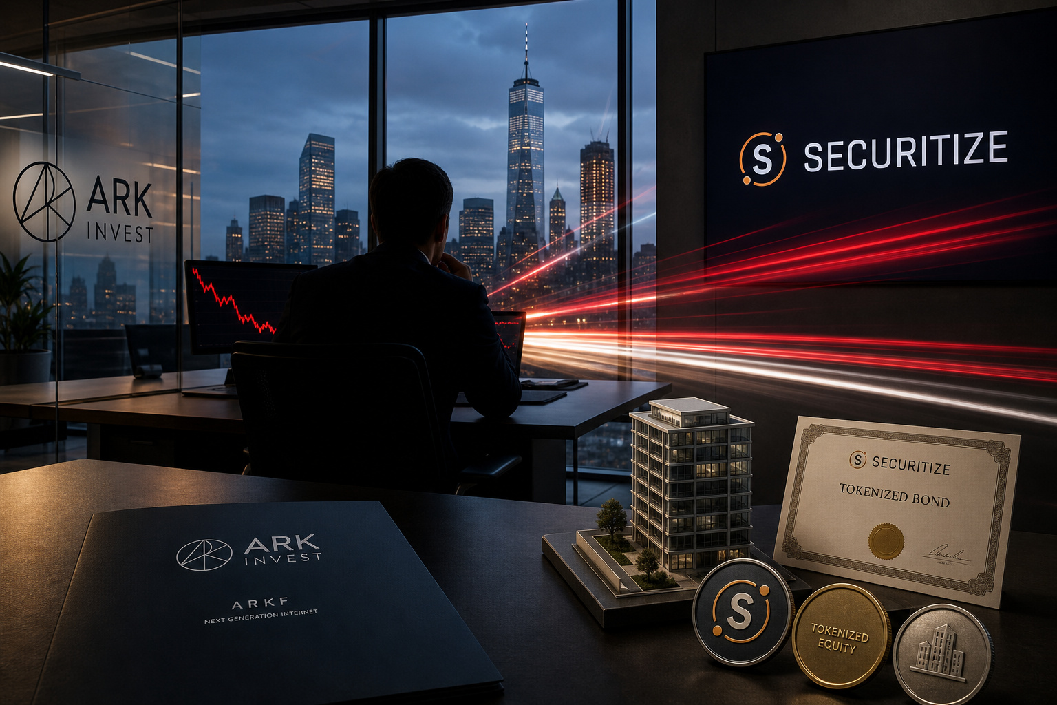 Cathie Wood旗下Ark Invest买入Securitize股份 价值109万美元