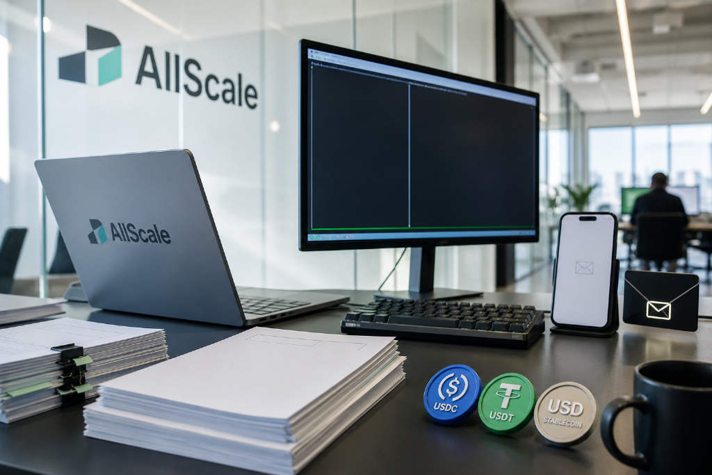 AllScale 推出 CLI 工具,支持稳定币收付款与自动对账