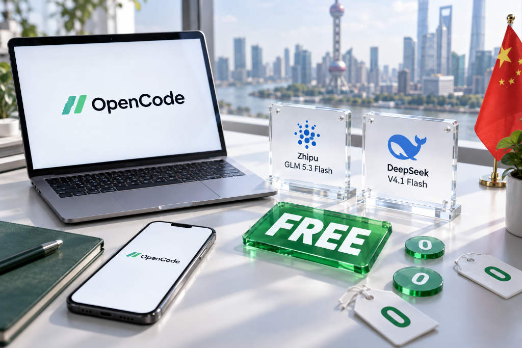 OpenCode限时免费开放智谱GLM 5.3 Flash