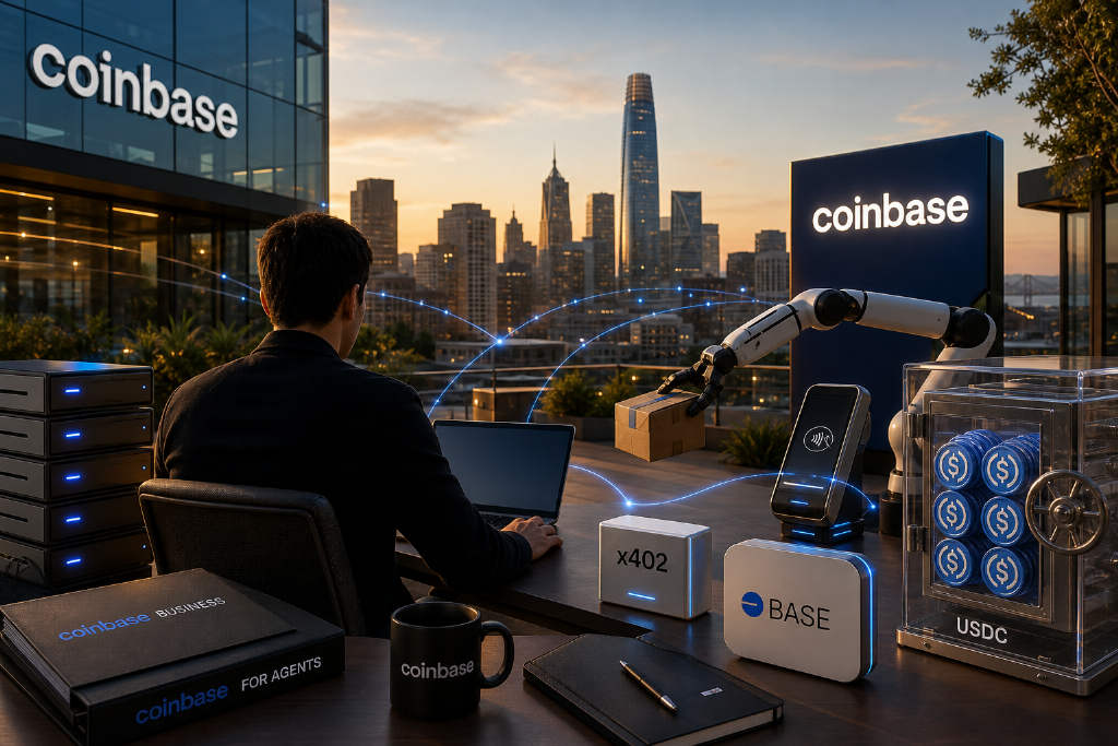 Coinbase公布 AiFi 布局:x402 已处理超 2.05 亿笔交易
