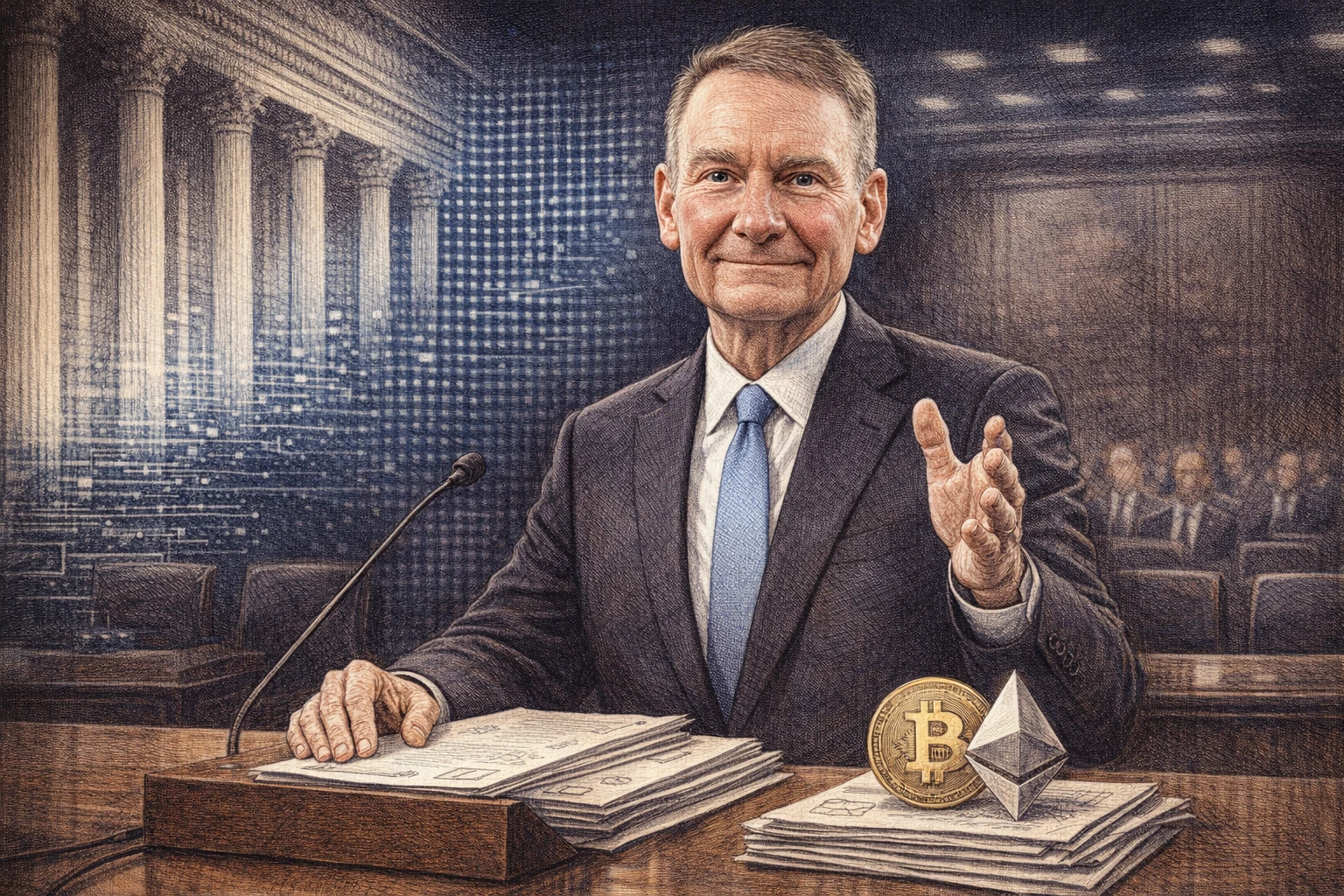 SEC Chair Atkins: Crypto Interpretive Order Is Just the Start; Stablecoin Bill 99% Done Is the Real Key