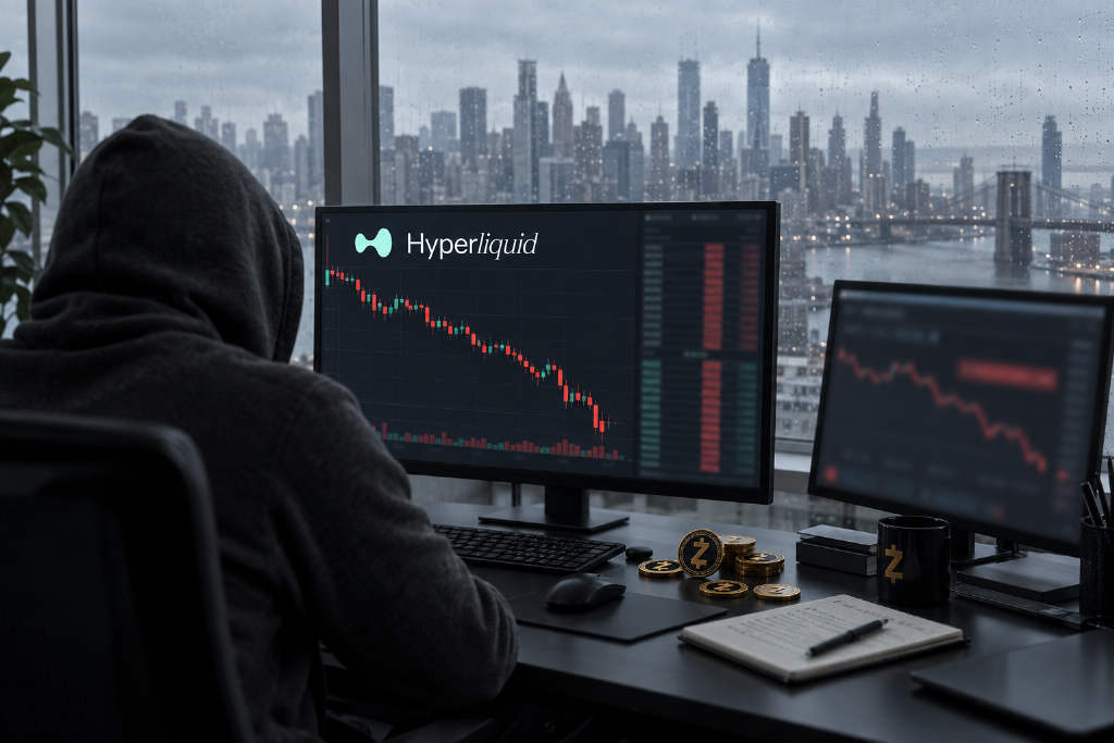 Hyperliquid 地址在 ZEC 回落时加仓,多单增至约 1262 万美元