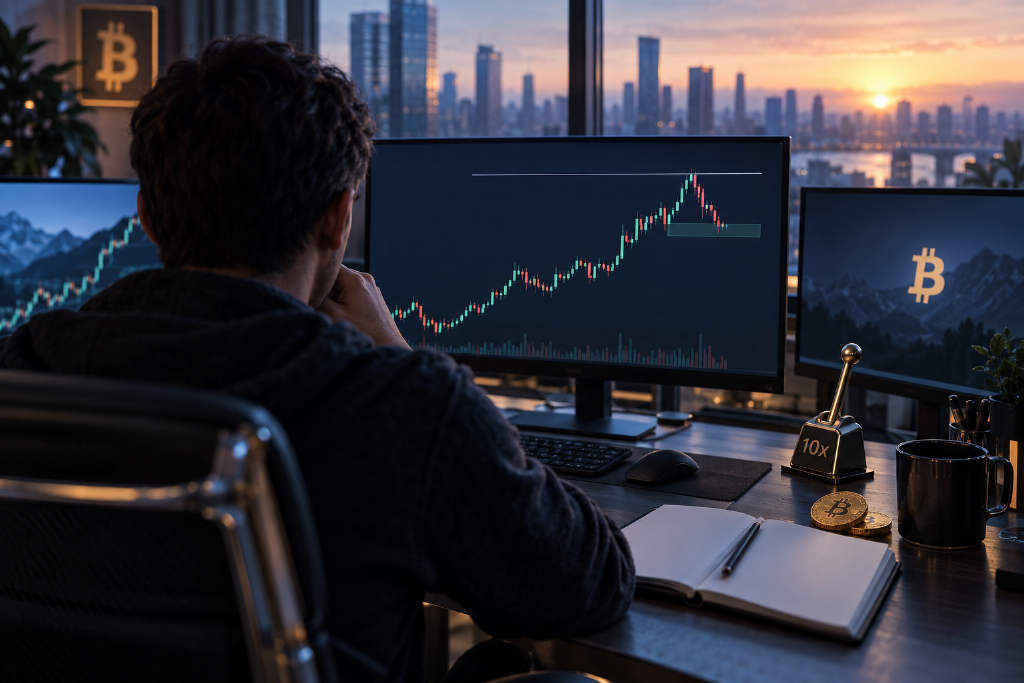交易员 Killa:BTC 未破 8.7 万美元,10 倍多单保本止损