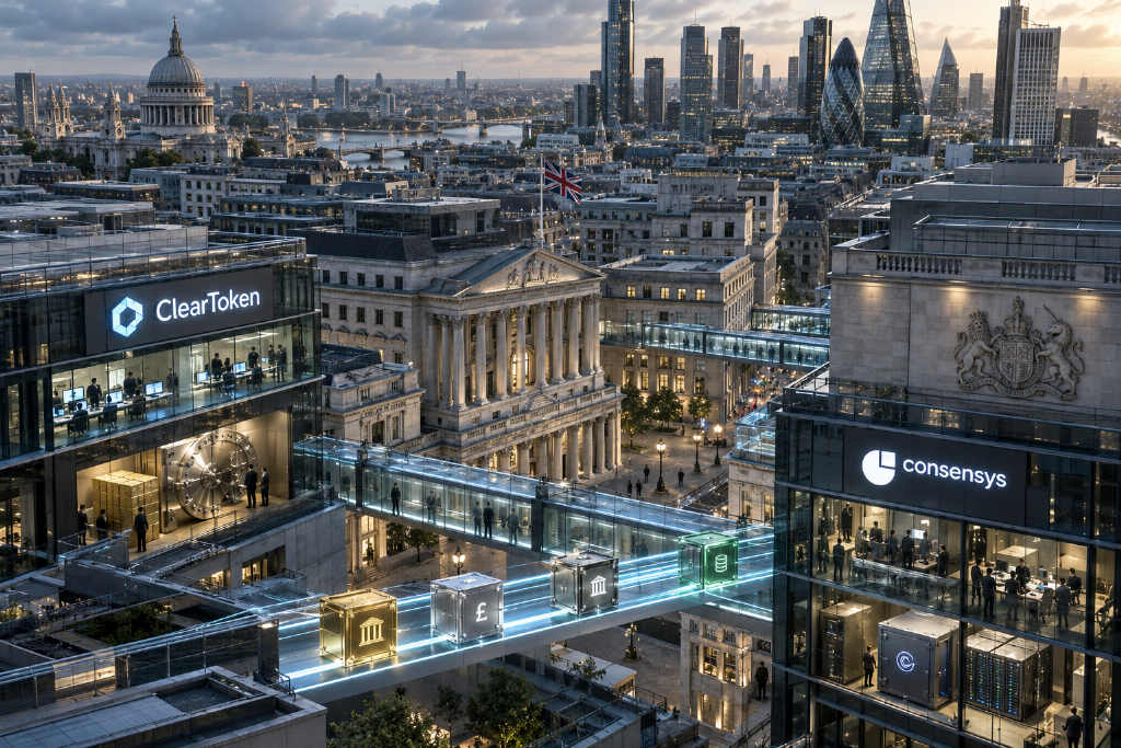 Consensys, ClearToken outline plan for banks to settle tokenized securities around the clock