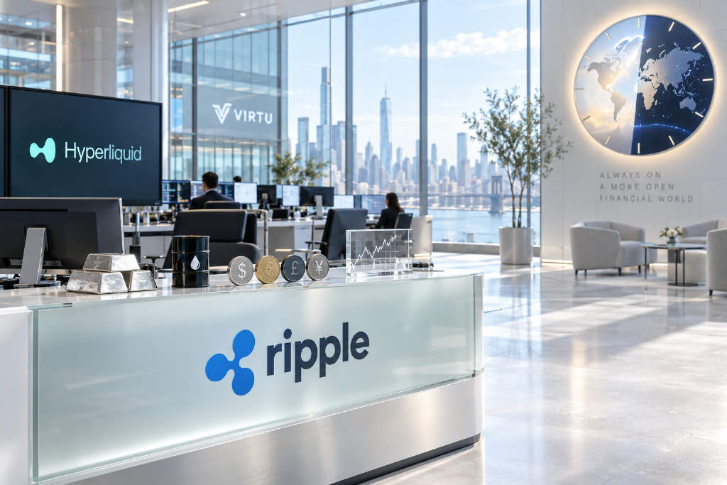 Ripple Prime上线7×24小时RWA掉期,Virtu已参与交易
