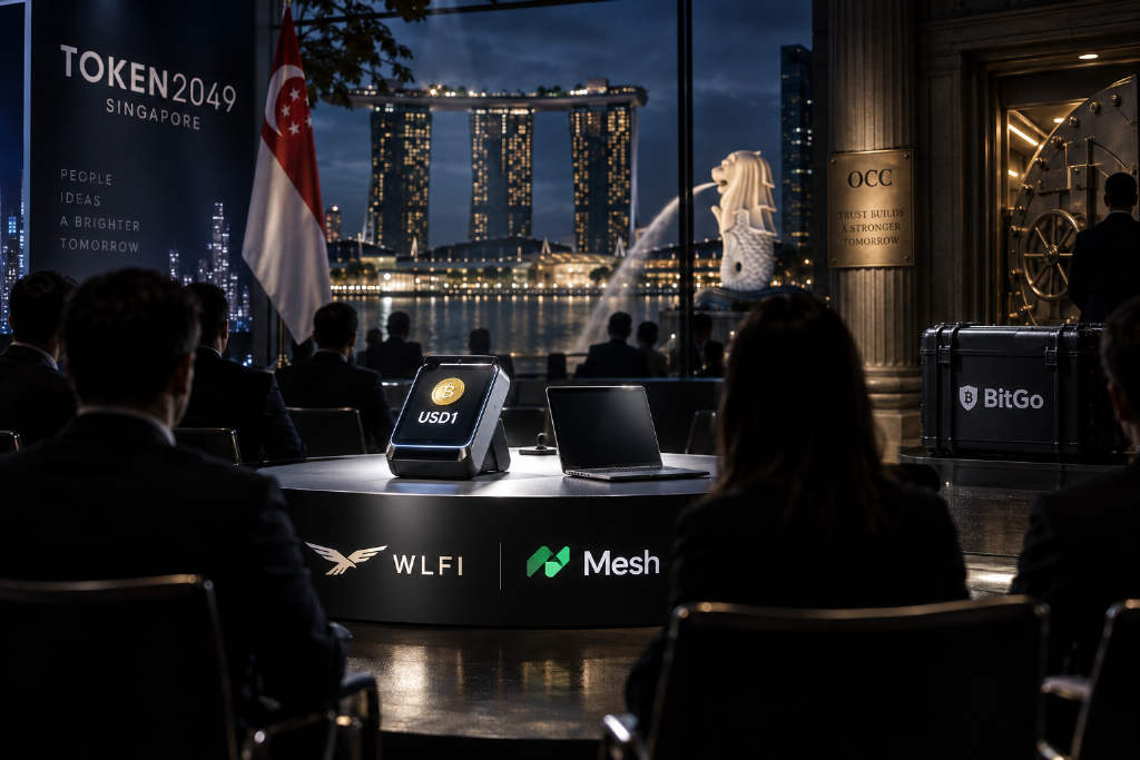 WLFI says USD1 will reach online merchants through Mesh as trust bank approval moves issuance in-house closer