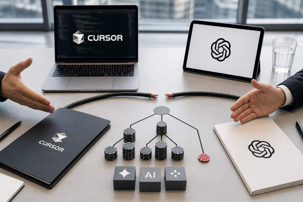 Cursor联创回应OpenAI切断合作:正协商解决,OpenAI模型占其用户流量约5%