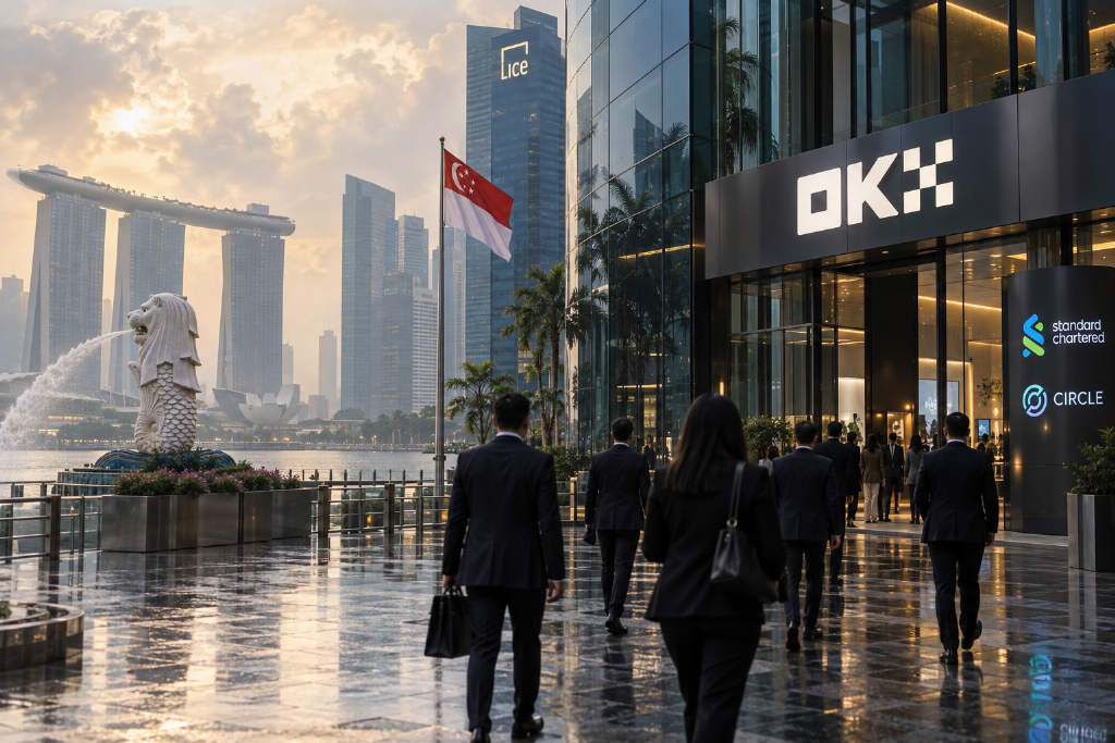 OKX Said to Raise Funds at $25 Billion Valuation With Standard Chartered, Circle Among Investors