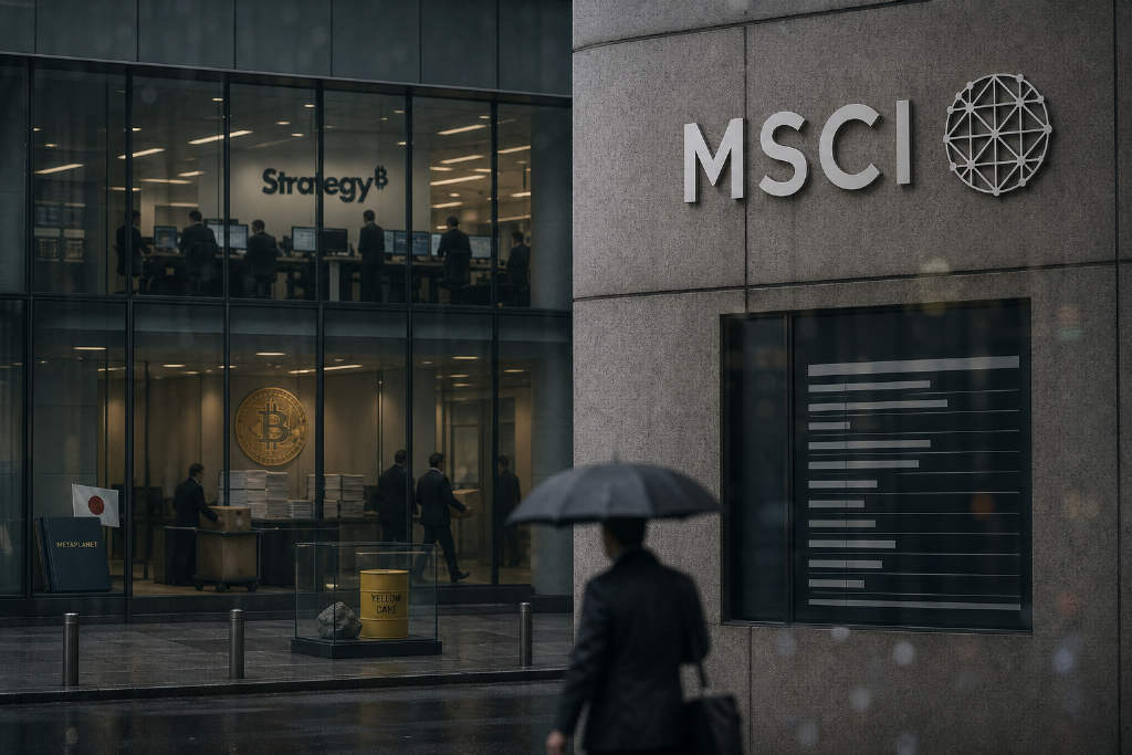 MSCI拟剔除资产积累型公司,Strategy或面临融资压力
