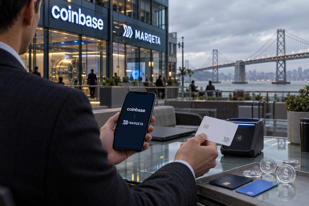 Coinbase与Marqeta扩大合作,面向企业推出稳定币支付卡服务