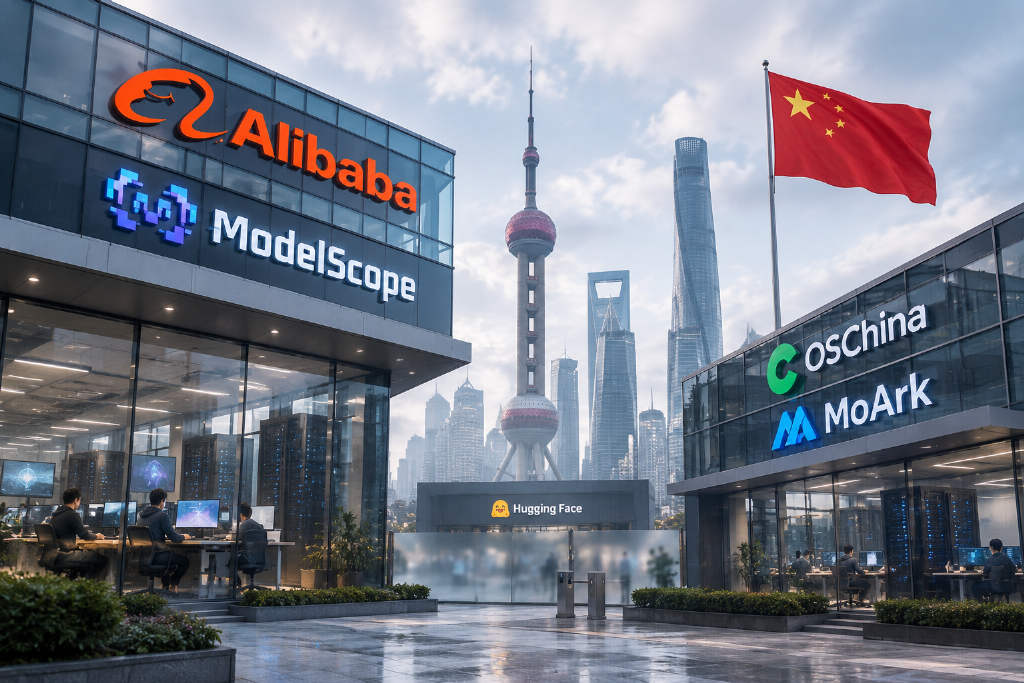 Alibaba and OSChina build domestic AI model hubs as China blocks Hugging Face