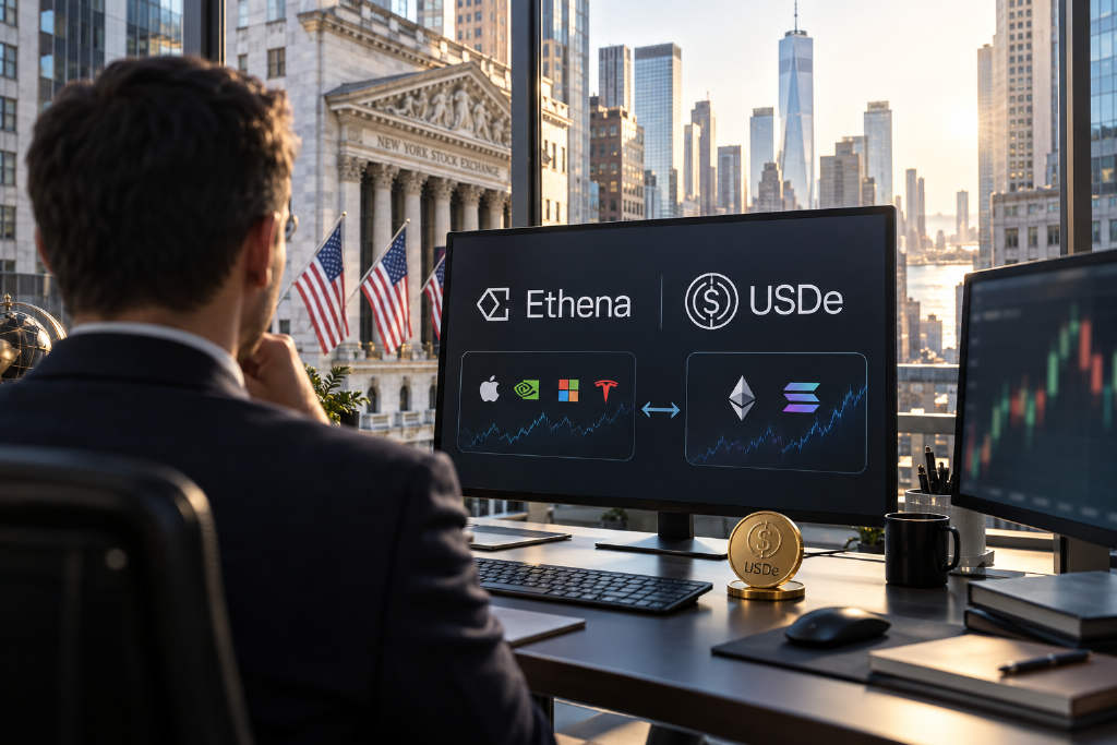 Ethena将USDe基差交易策略扩展至代币化美股与永续期货