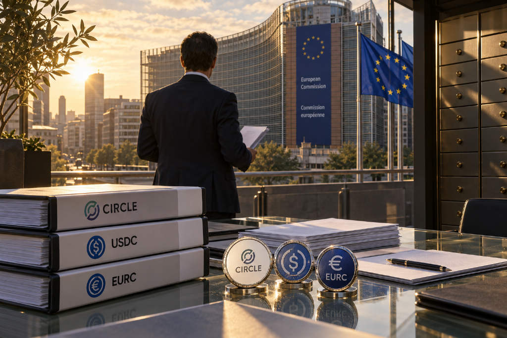 Circle敦促欧盟修改MiCA稳定币银行存款规则