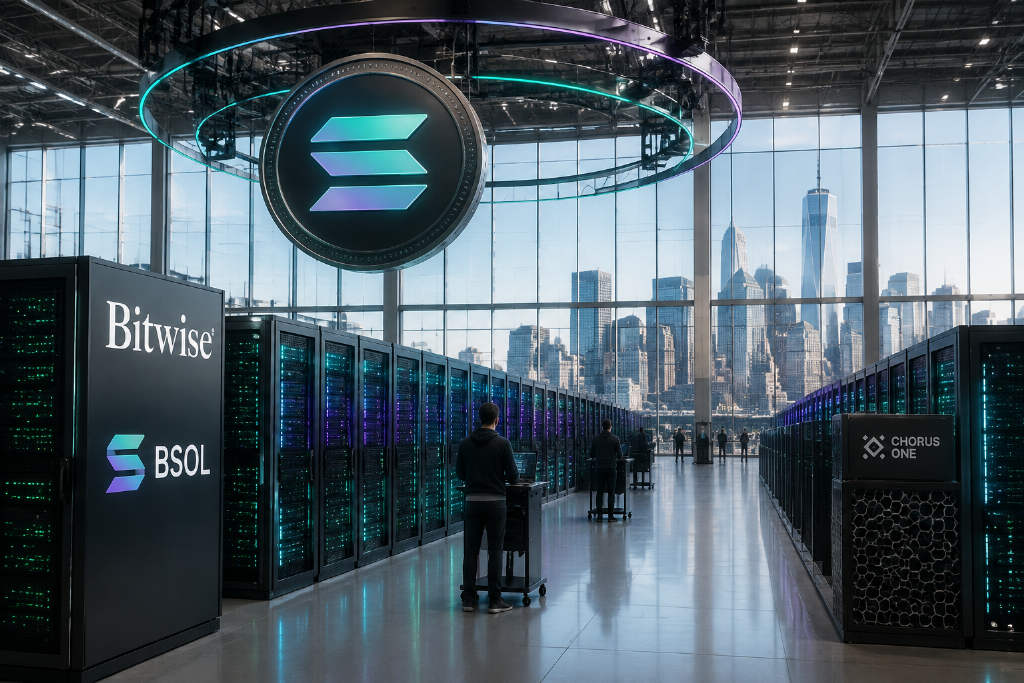 Bitwise 8 月净流入 127 万 SOL,升至 Solana 第五大验证者