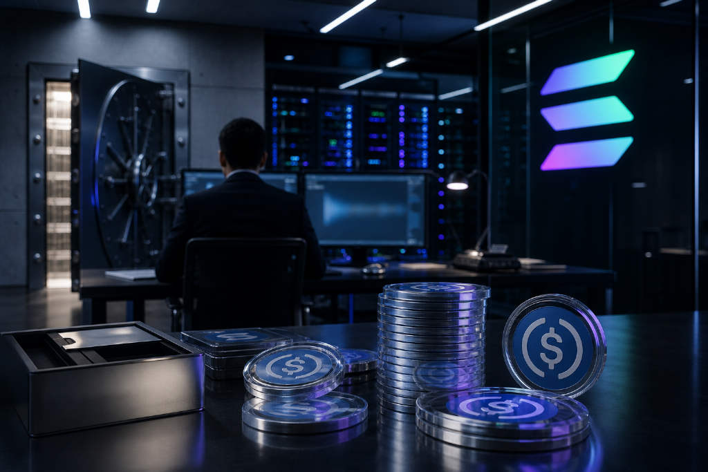 USDC Treasury在Solana网络新增铸造2.5亿枚USDC