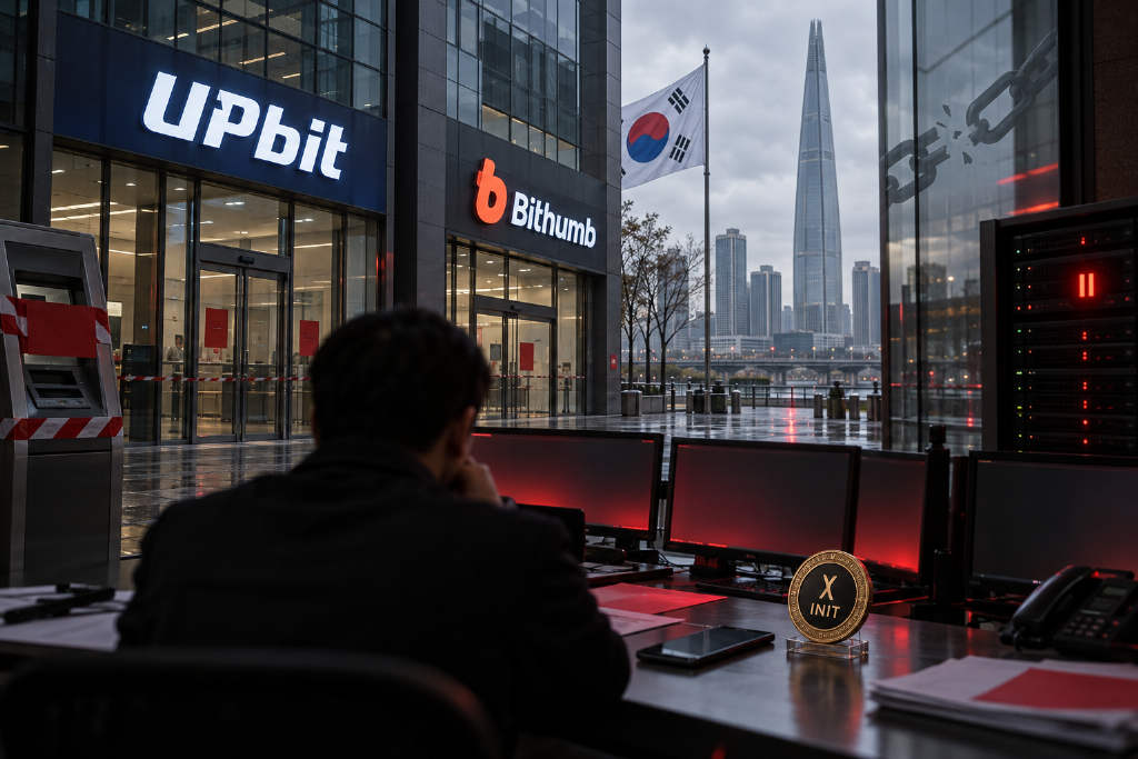 Upbit与Bithumb暂停INIT充提并发布投资警示