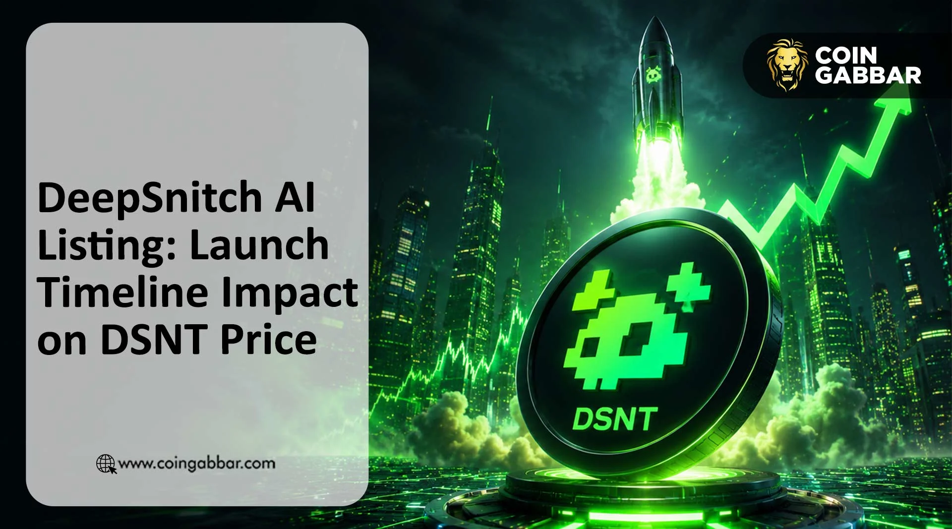 DeepSnitch AI Token DSNT Tanks 16% Daily, Lack of CEX Listings Holds Back Price