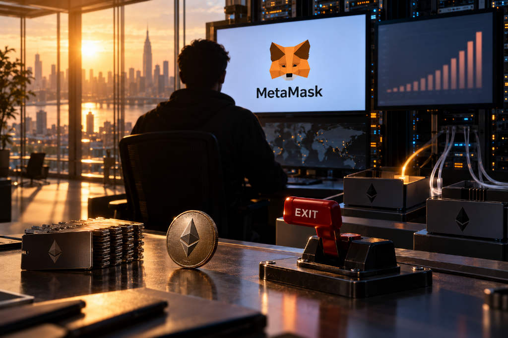MetaMask 因验证者奖励异常退出 1.4 亿美元级 ETH 质押仓位