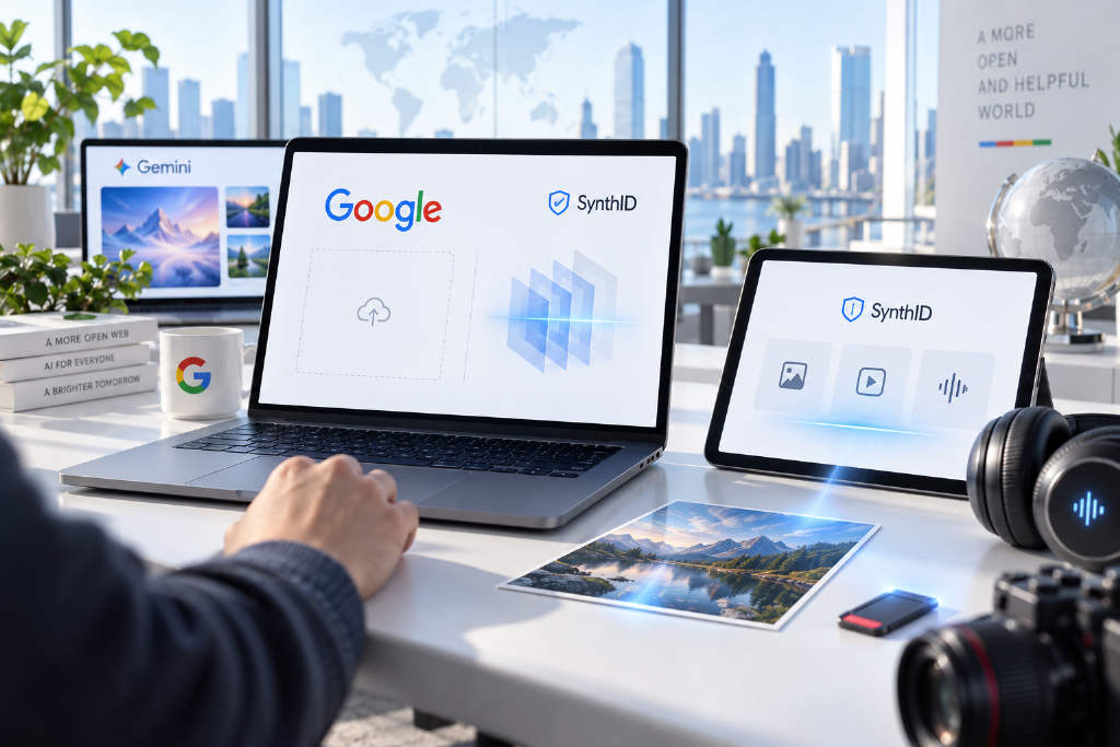 Google 升级 SynthID 检测器并开放独立网站