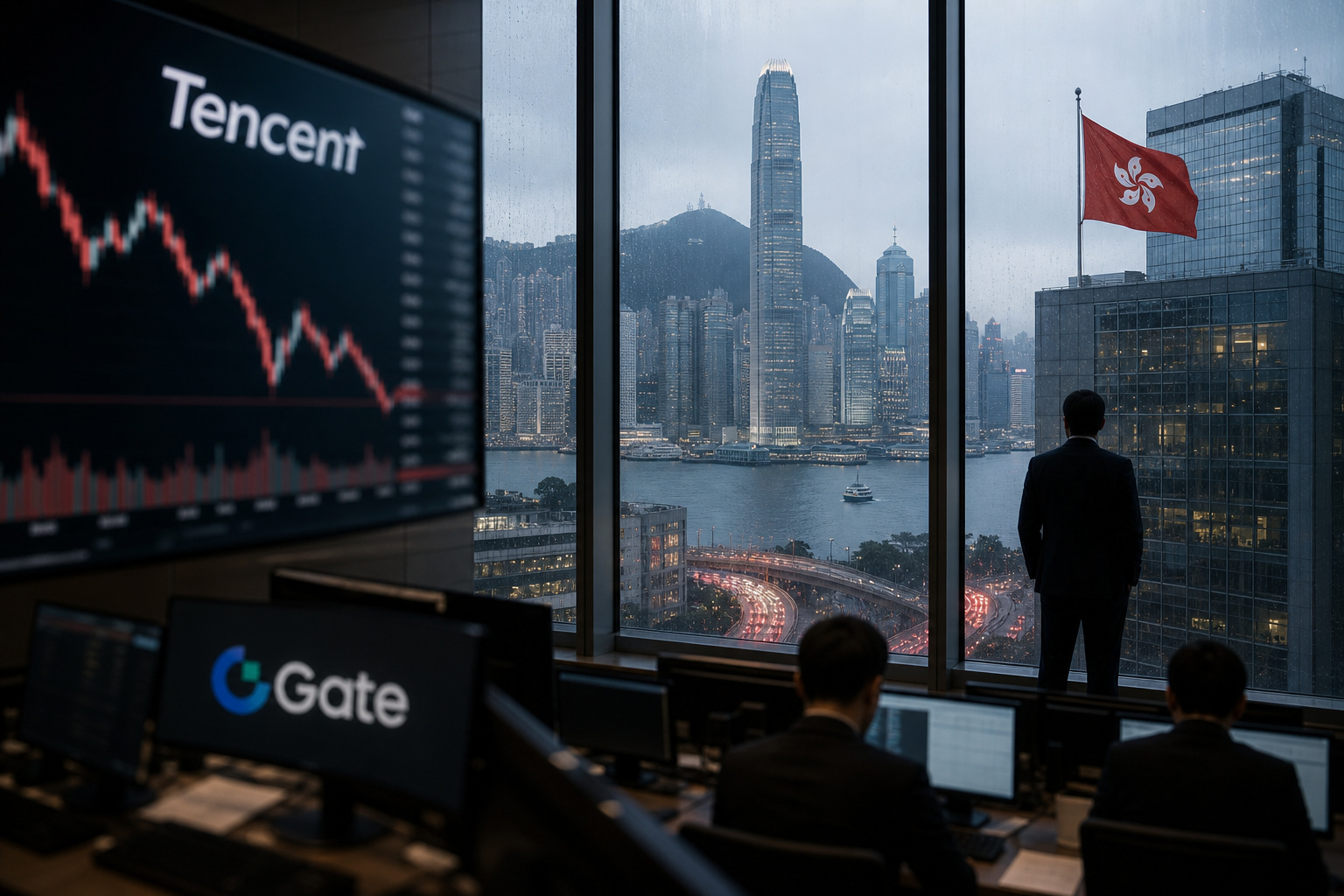 港股开盘走低 恒指跌0.6%科指跌0.29% 腾讯绩后低开3.29%