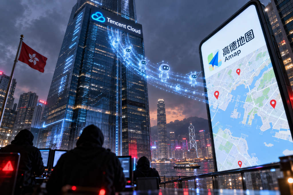 Swarmchasers links AI agent activity targeting Amap to Tencent Cloud infrastructure