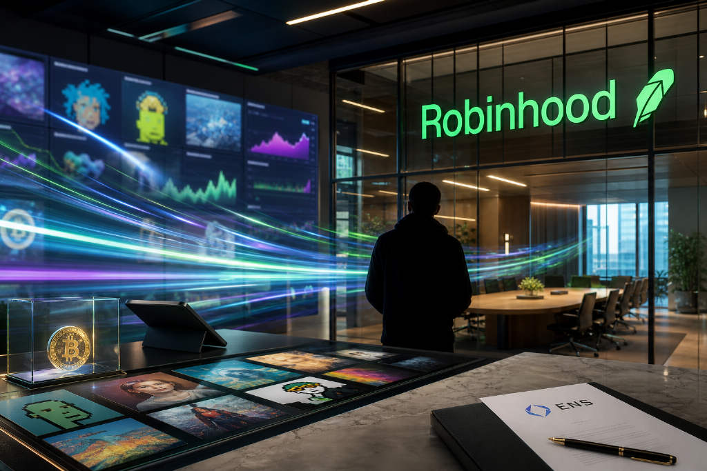 Robinhood Chain 交易升温,ENS Foundation 完成运营化调整