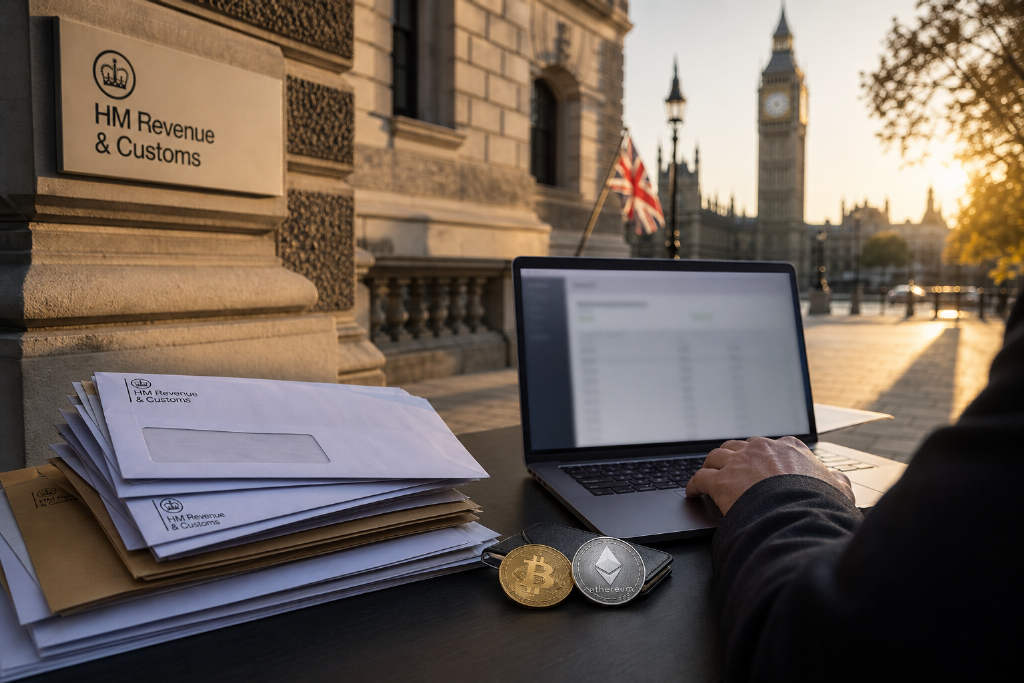 英国 HMRC 过去一年向加密投资者发出 8.1 万封税务警示信
