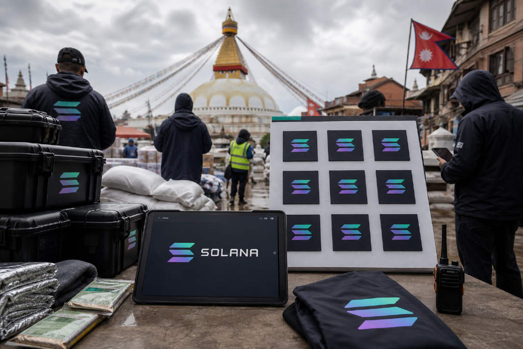 Solana 拍卖 Logo 广告位为尼泊尔洪灾募捐,数小时筹超 15.7 万美元