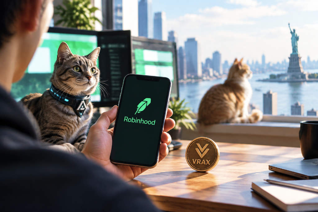Odaily:Robinhood 上 VRAX 成社群热议标的,市值 382 万美元