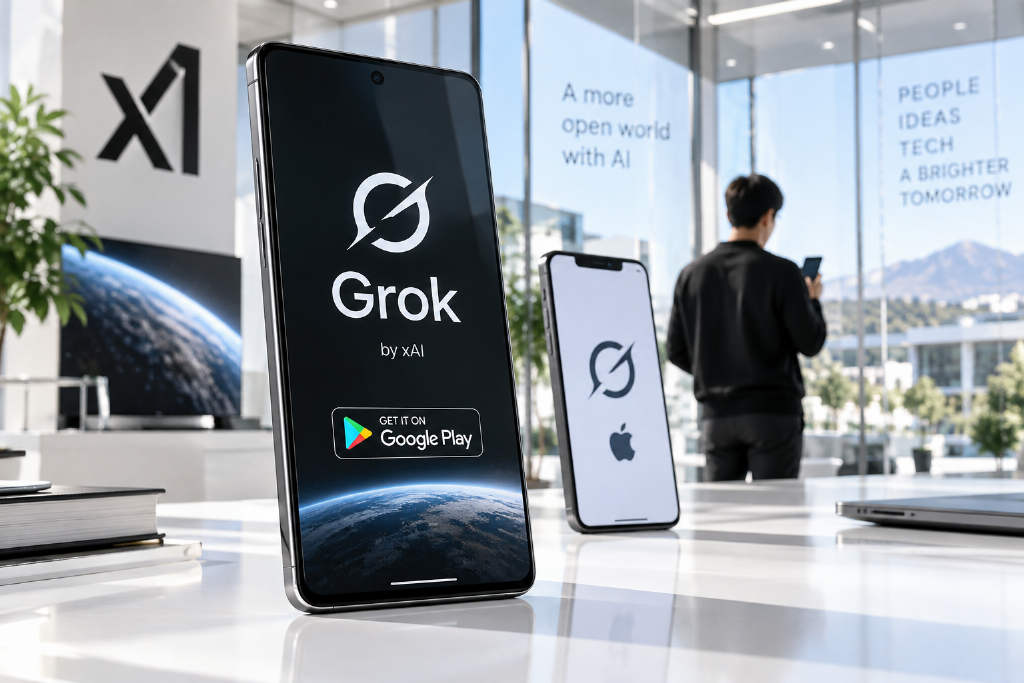 马斯克旗下Grok AI聊天机器人正式登陆安卓平台