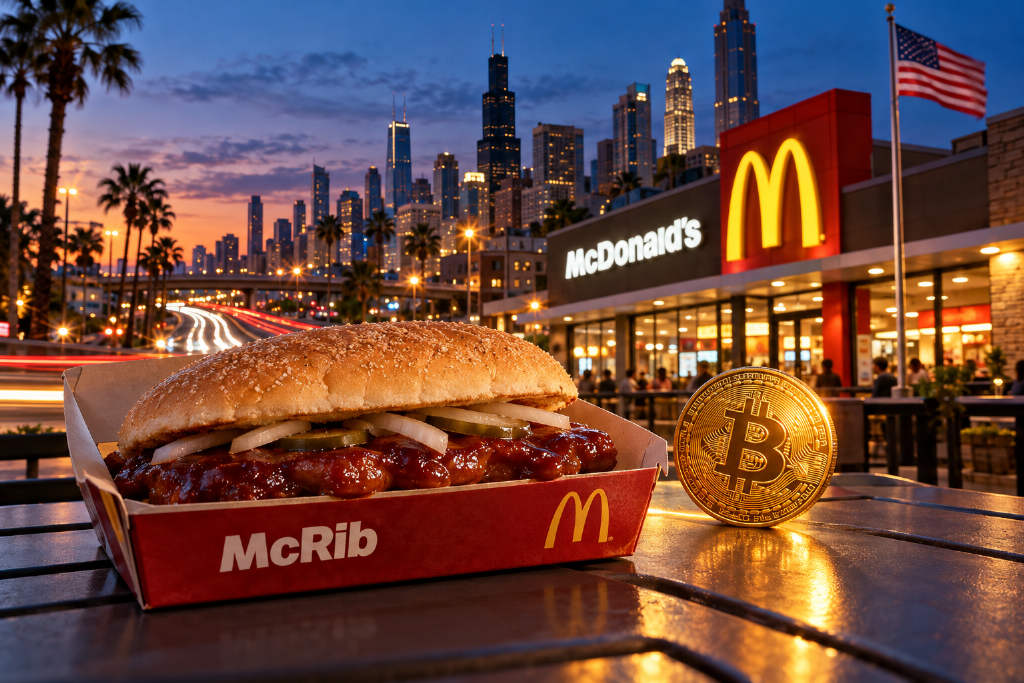 麦当劳 McRib 回归再引热议,加密社区翻出比特币上涨旧梗