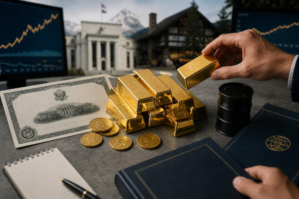 油价与美债收益率走高压制金价月内仍涨逾 10%