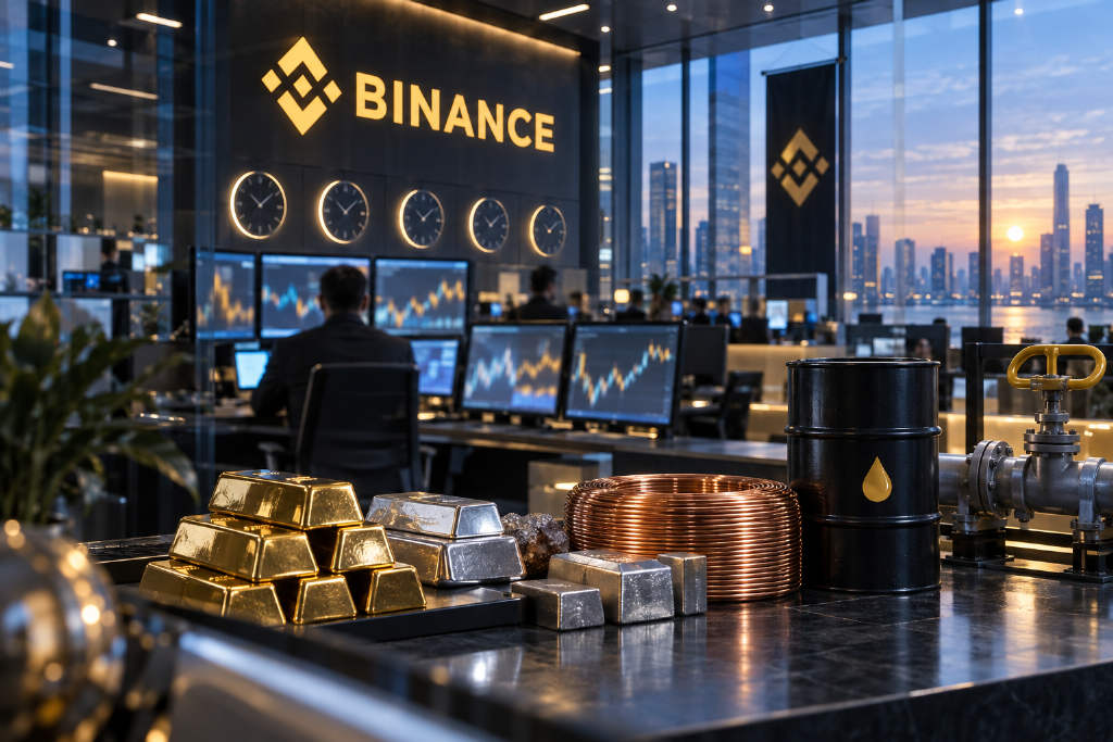 Binance 将于 2026 年 9 月 16 日调整大宗商品 TradFi 永续合约交易时段