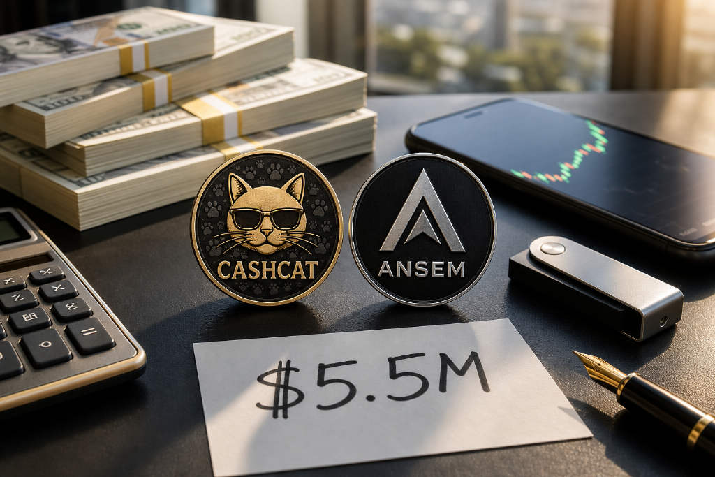 交易员美玲称持有 CASHCAT 与 ANSEM 浮盈约 550 万美元