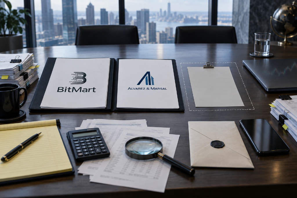 BitMart未按期发布路线图,改聘Alvarez & Marsal担任财务顾问
