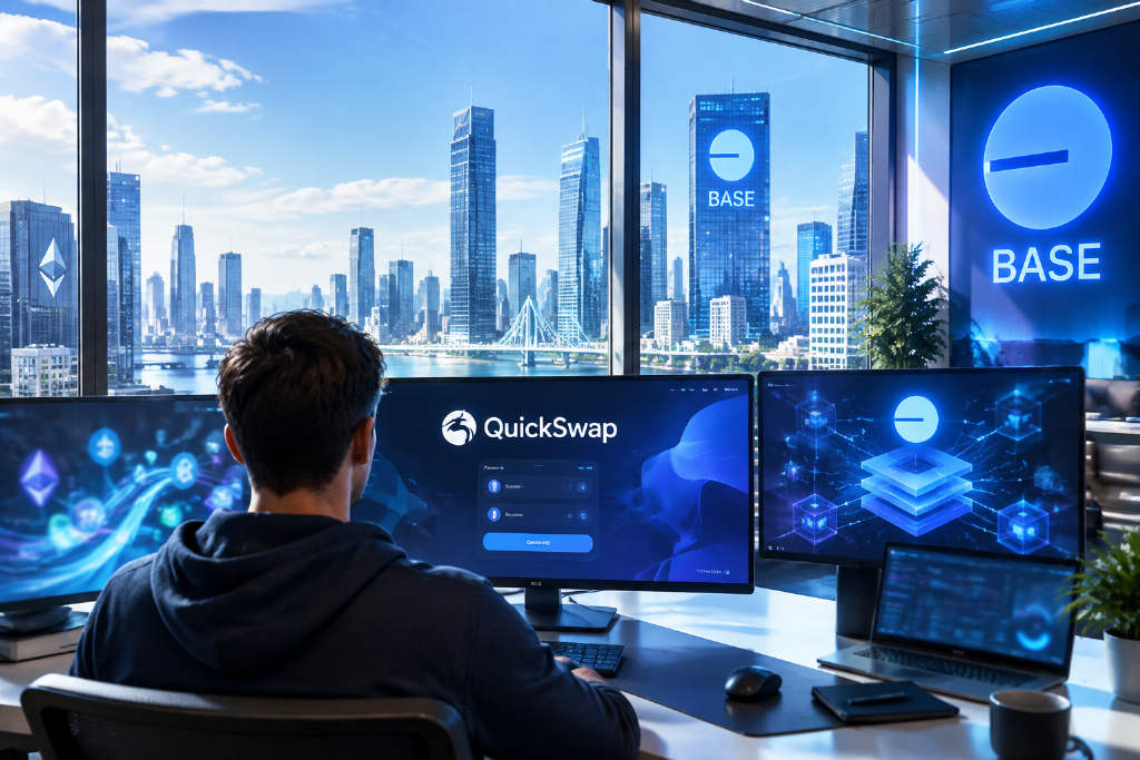 QuickSwap 在 Base 网络历史总交易量突破 7 亿美元