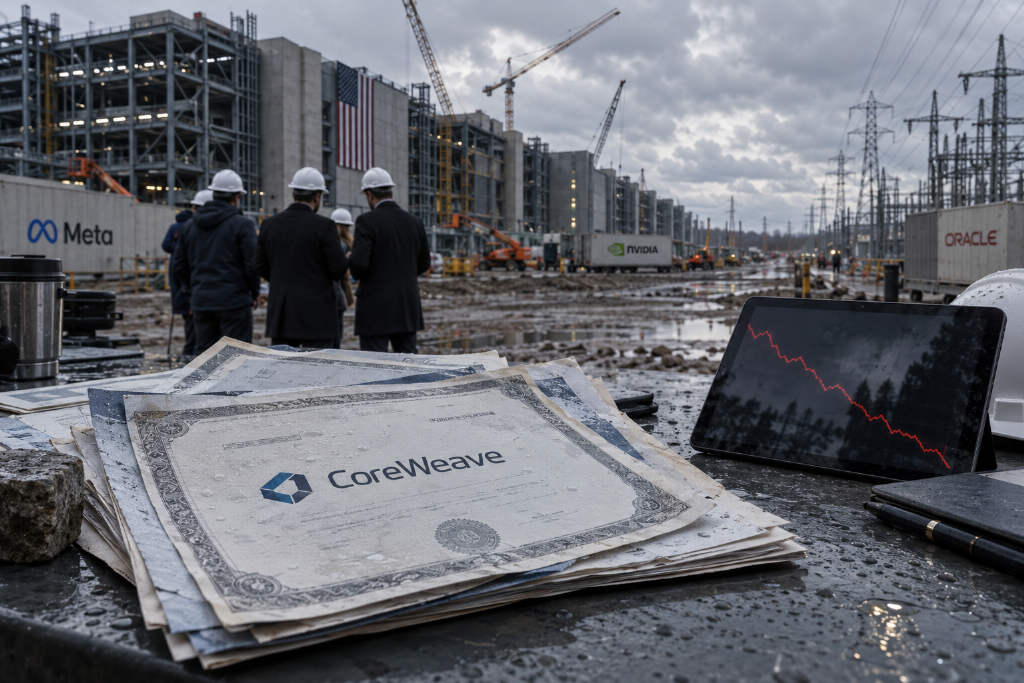 AI data center debt comes under pressure as CoreWeave bonds slip into distressed territory