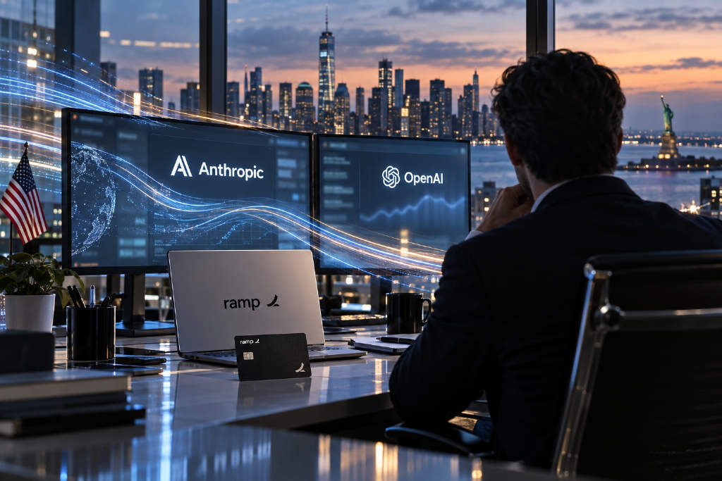 Ramp:Anthropic 8 月美国企业付费份额升至 43.8%