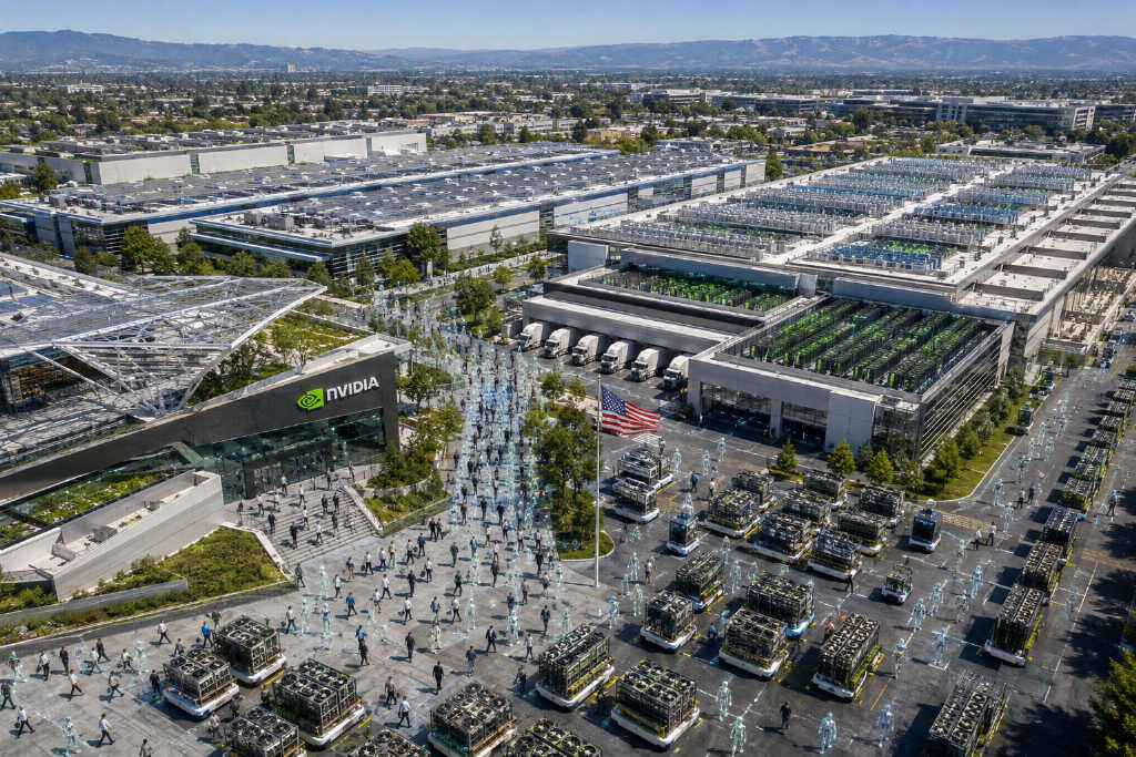黄仁勋称 AGI 已在部分实际任务中实现,Nvidia拟部署40万AI代理