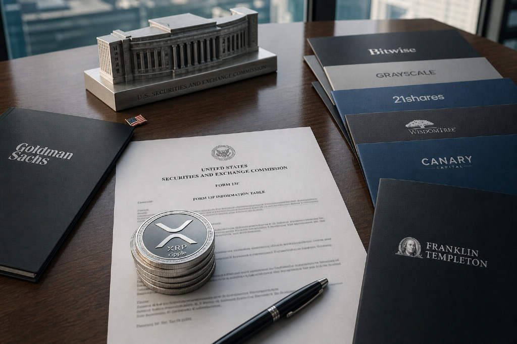 高盛重新持有 5 只 XRP 现货 ETF,总额约 8.65 亿美元