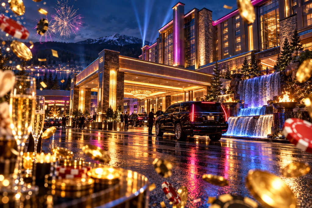 Seneca Allegany Casino: fixed location and documented straight-line distances