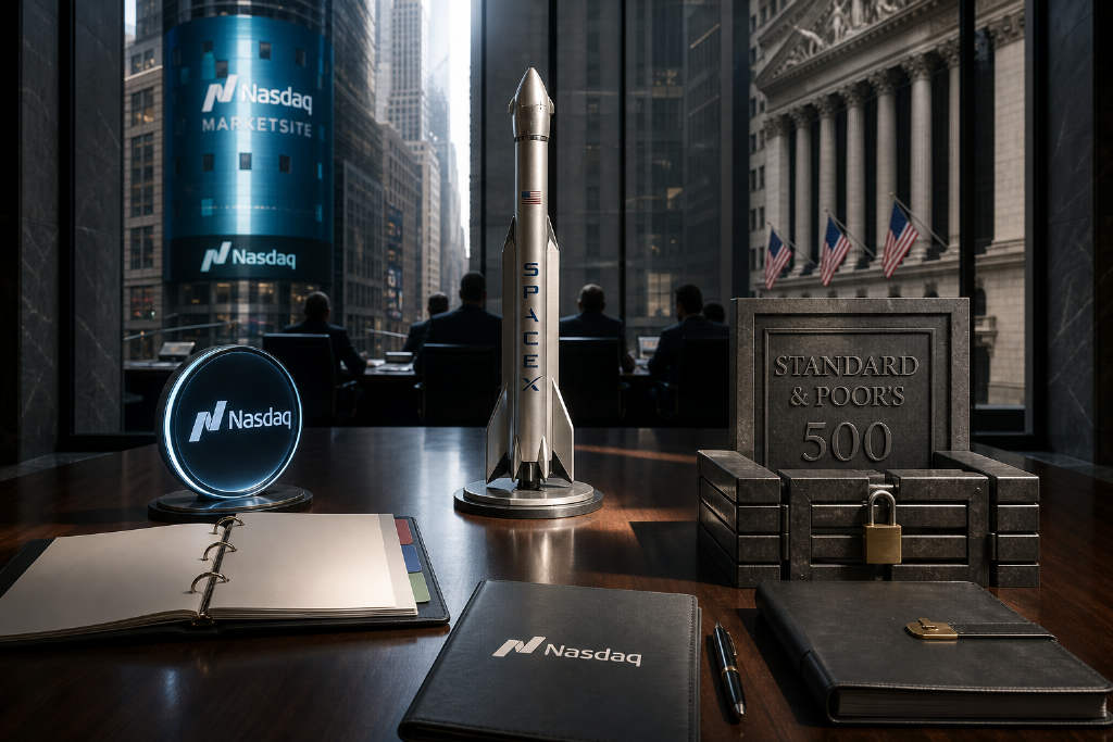 SpaceX获纳指快速纳入,标普500仍卡在盈利门槛