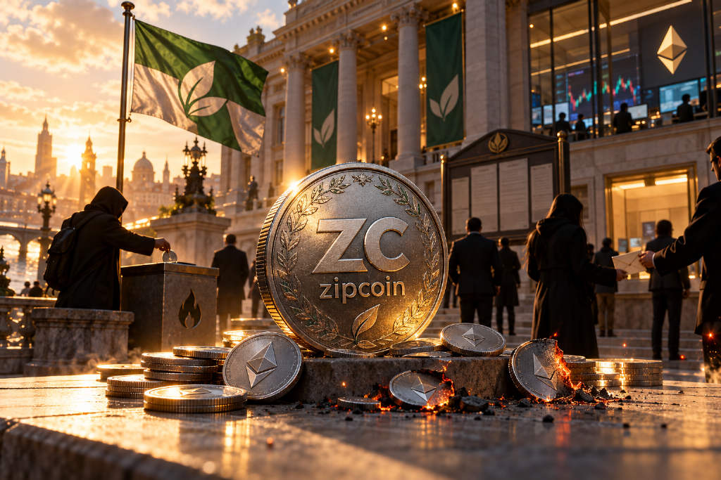ETH 生态 Meme 币 ZC 市值一度突破 1400 万美元